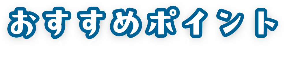 おすすめポイント